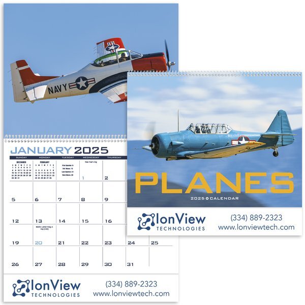 Planes Wall Calendar