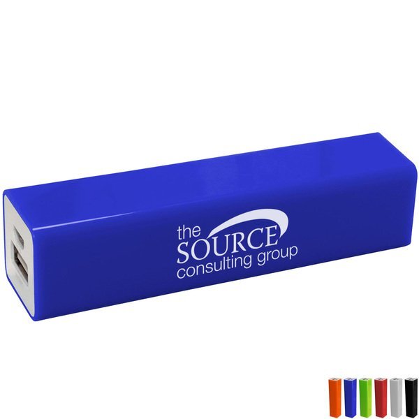 Color Block Power Bank, 2200 mAH