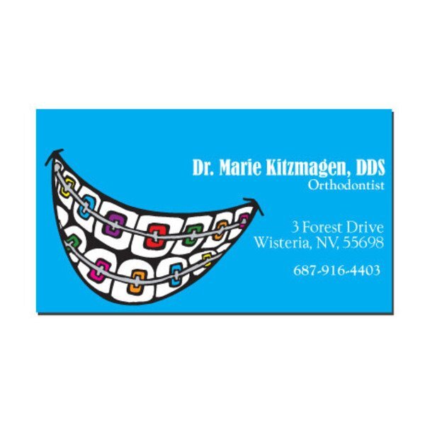 Smile with Braces Design Magnet