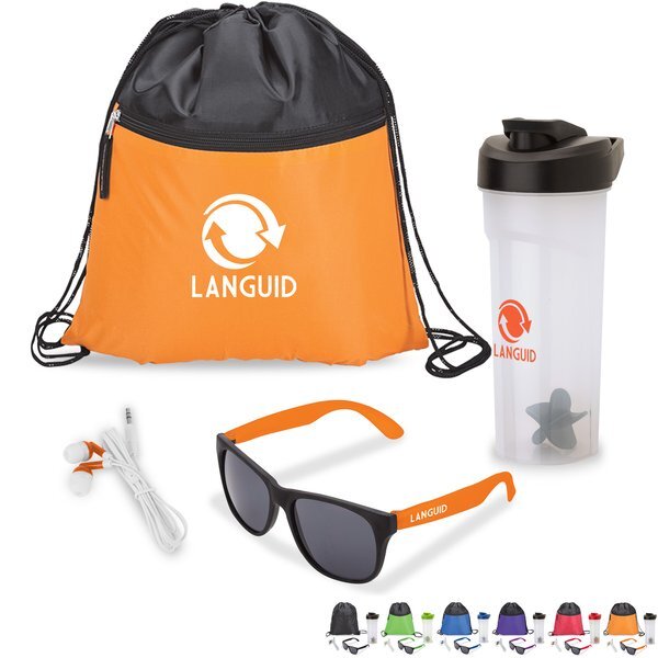 Athletic 4-Piece Fitness Gift Set