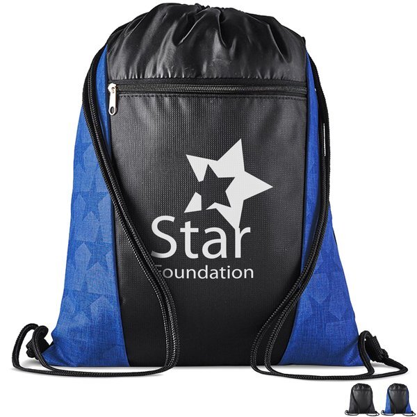 Constellation Polyester Drawstring Backpack