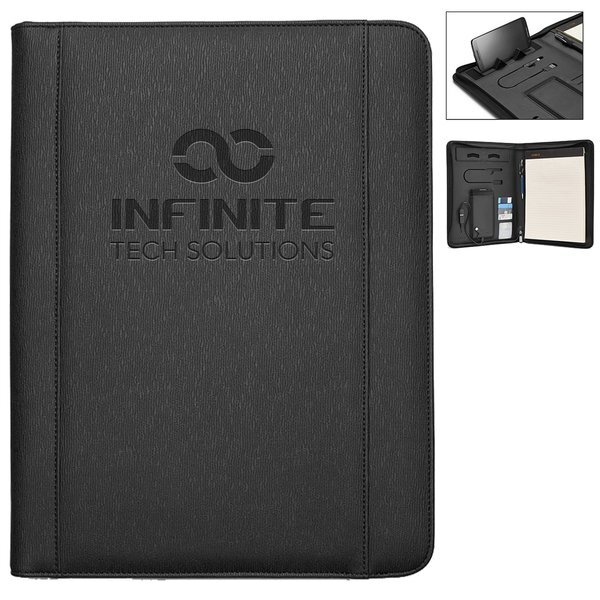 Roma Tech Portfolio w/ Power Bank & Wireless Charger, 10" x 13"