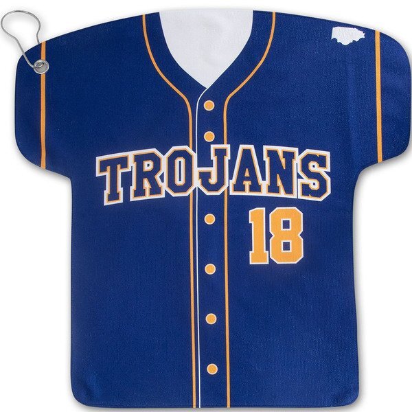 Jersey Shaped Terry Velour Golf Towel, 22" x 23"