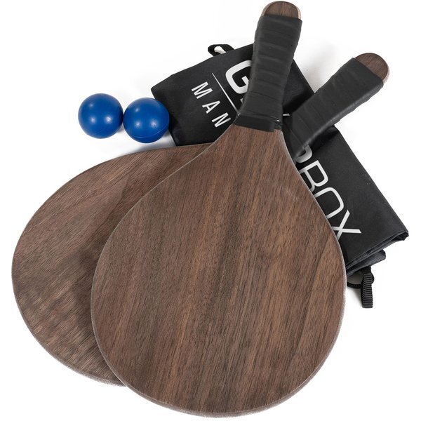 Wooden Paddle Ball Set