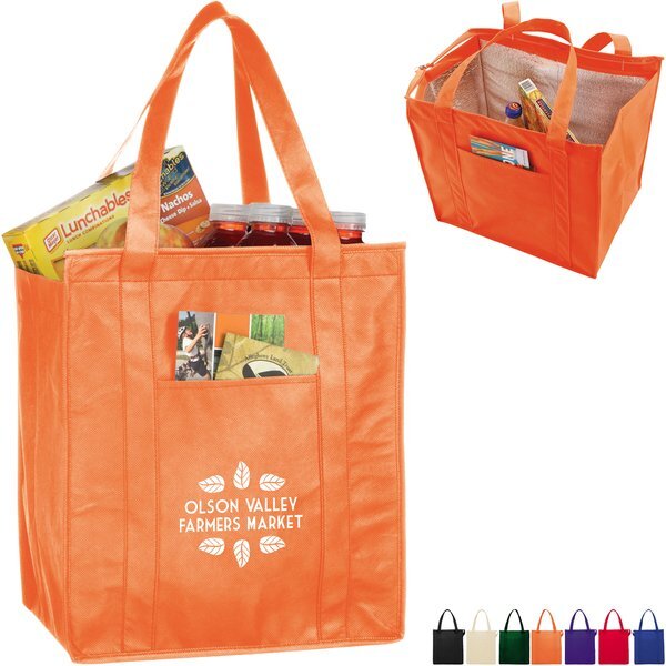 Hercules Insulated Non-Woven Grocery Tote