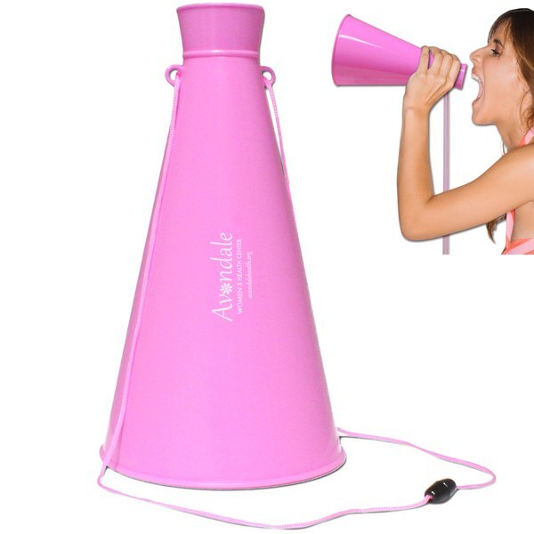 Pink Plastic Megaphone