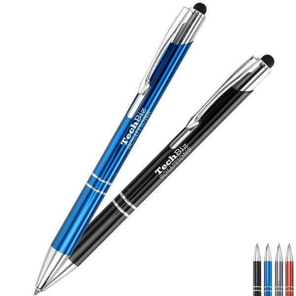 Hampton Retractable Metal Stylus Pen - CLOSEOUT!
