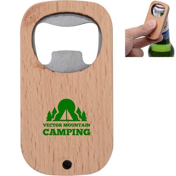 Bamboo Bottle Opener
