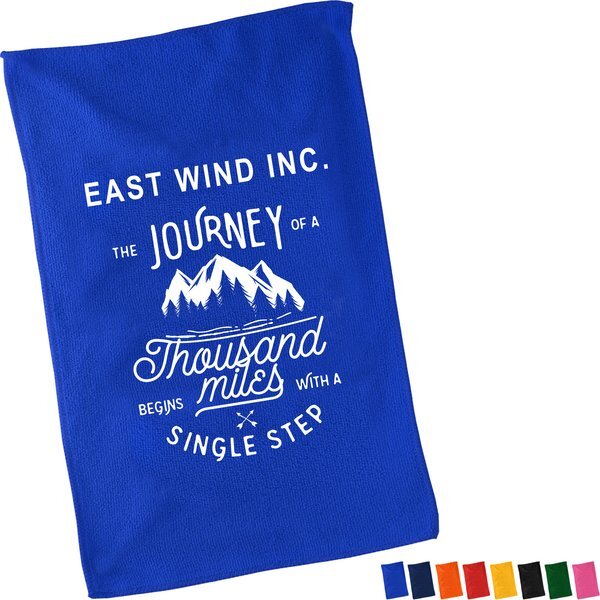 Microfiber Rally Towel, 11" x 18"