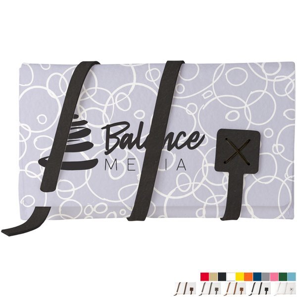 Williamson Dye-Sublimated Recycled Felt Cord Organizer