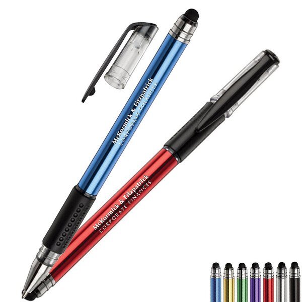 Icon Cap-Off Metal Stylus Gel Pen