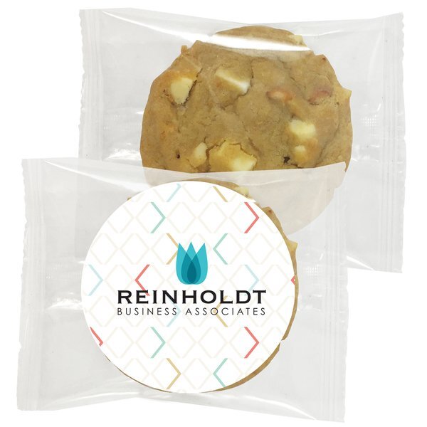 Gourmet White Chocolate Macadamia Cookie, Individually Wrapped
