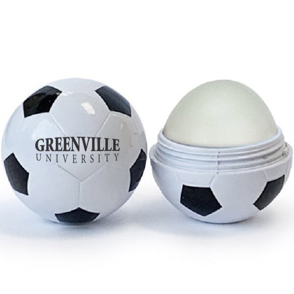Soccer Ball Shaped Lip Balm, SPF-15