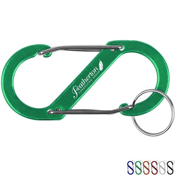 S-Shaped Carabiner Key Ring