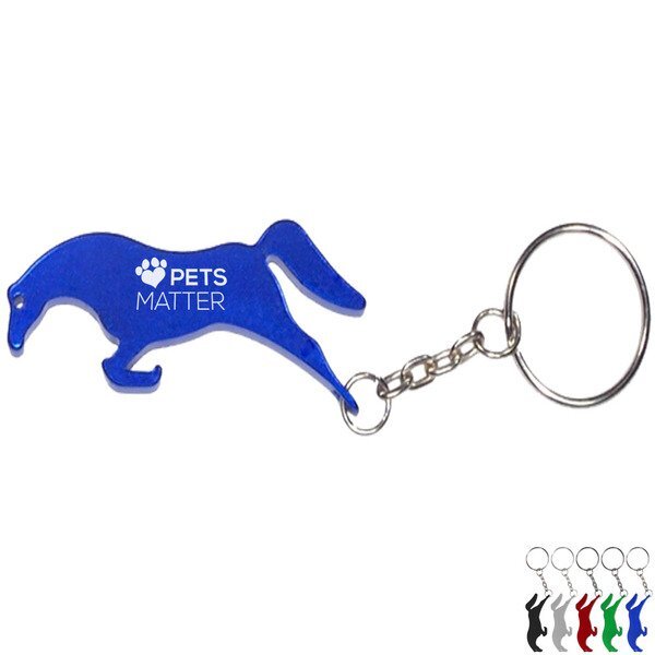 Horse Aluminum Bottle Opener Key Chain