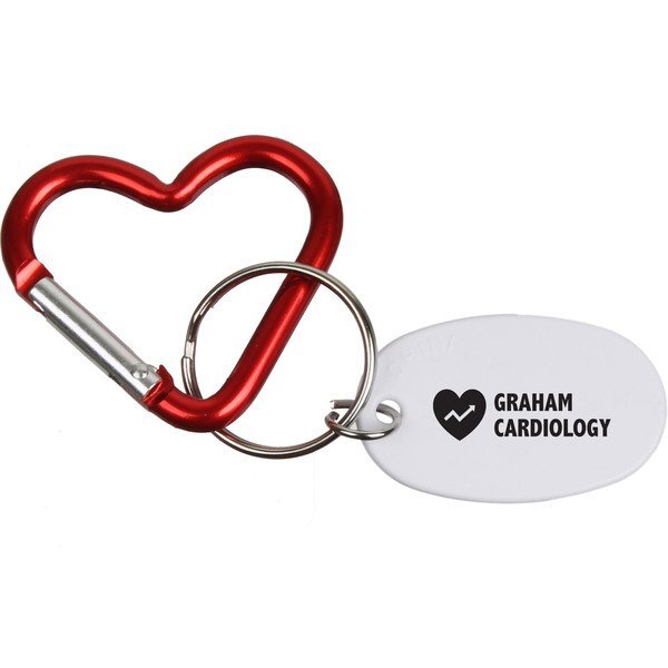 Mini Heart Carabiner Key Chain