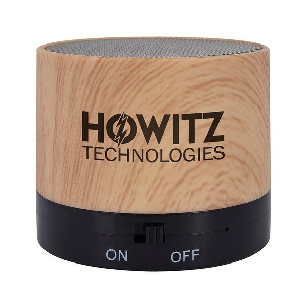 Allegro Wood Grain Wireless Speaker