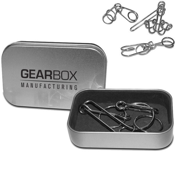 Metal Brain Teaser Puzzle Set
