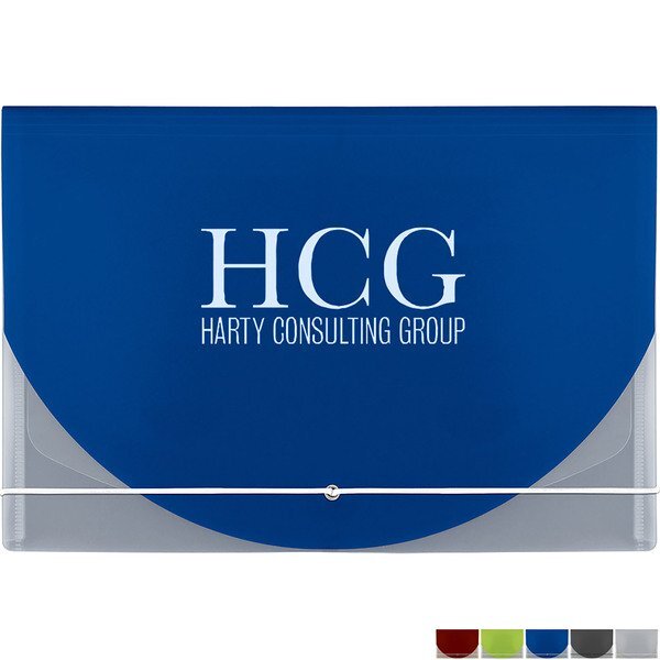 Color Flap Translucent Document Holder, 12-1/2" x 8-3/4"