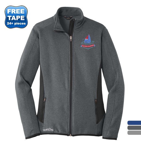Eddie Bauer® Full-Zip Heather Stretch Fleece Ladies' Jacket
