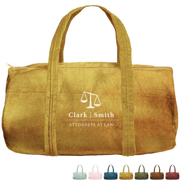 Darling Corduroy Duffel, 19"