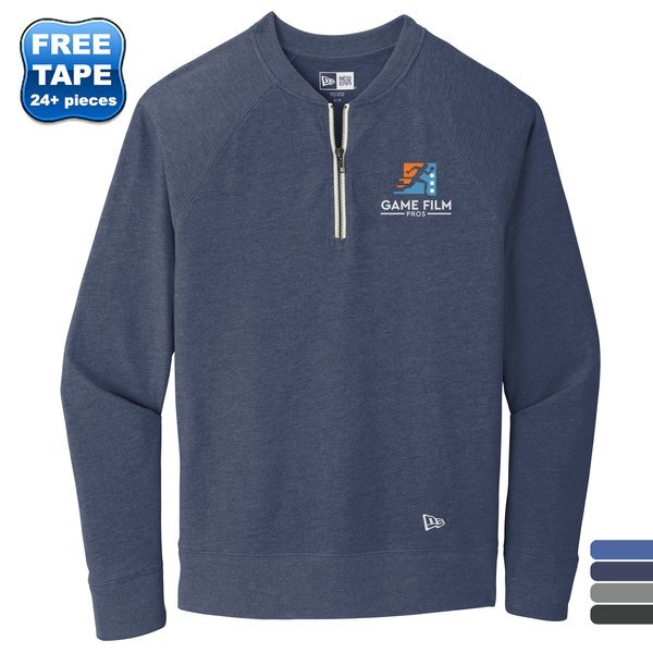 New Era® Sueded Cotton Blend Men's 1/4 Zip Pullover