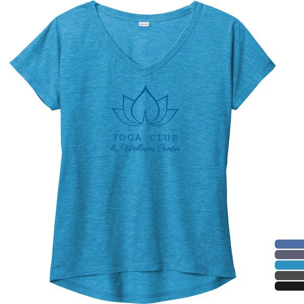 Sport-Tek® PosiCharge® Tri-Blend Wicking Ladies' Dolman Tee