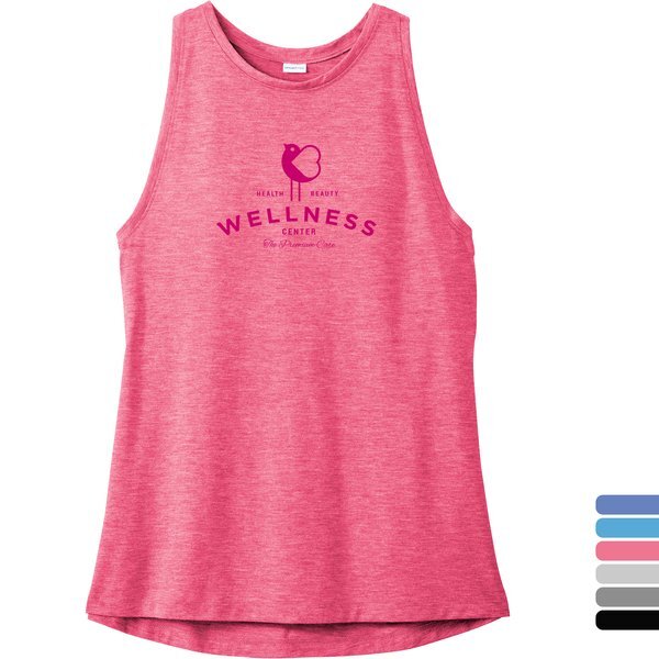 Sport-Tek® PosiCharge® Tri-Blend Wicking Ladies' Tank