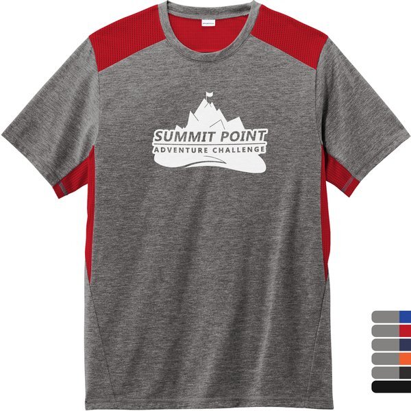 Sport-Tek® PosiCharge® Tri-Blend Wicking Men's Draft Tee