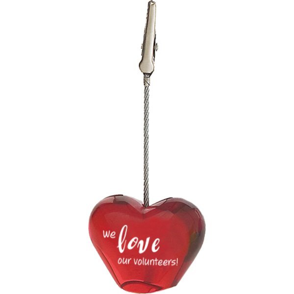 Heart Memo Clip Holder