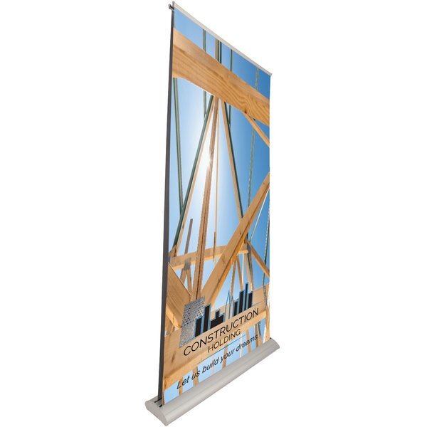 Deluxe Pro Retractor Double-Banner Kit, 33-1/2"