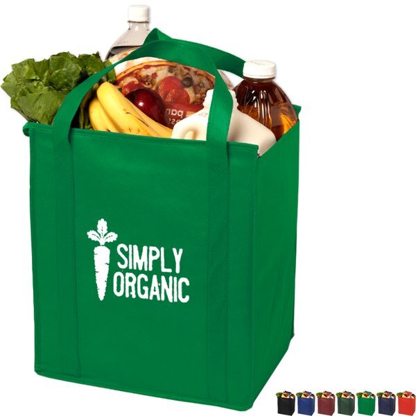 Insulated Large Non-Woven Grocery Tote
