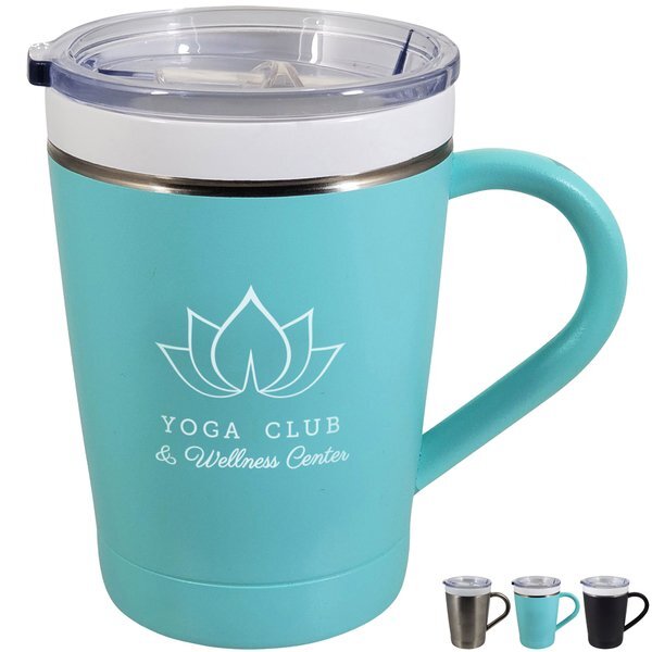 Ceramisteel Vacuum Insulated Mug, 12oz.