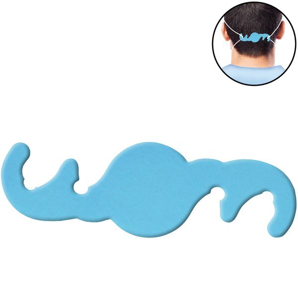 Face Mask Adjuster & Ear Saver, Blue Soft Flexible Plastic- IN STOCK