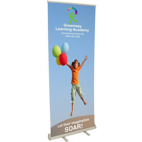 Value Retractor Banner Display Kit, 31-1/2"