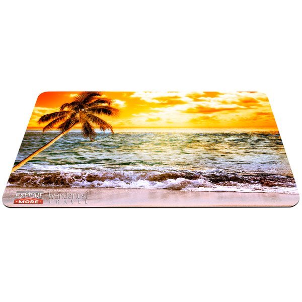 Travel Soft™ Small Antimicrobial Microfiber Mouse Pad