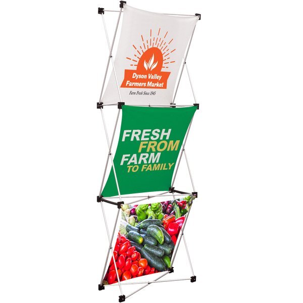 GeMetrix Tower Floor Display Kit, 90" x 31"