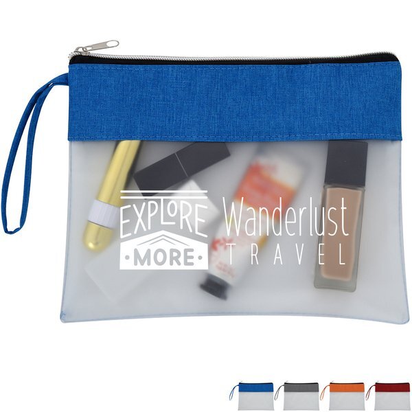 Heathered Frost Wristlet Pouch