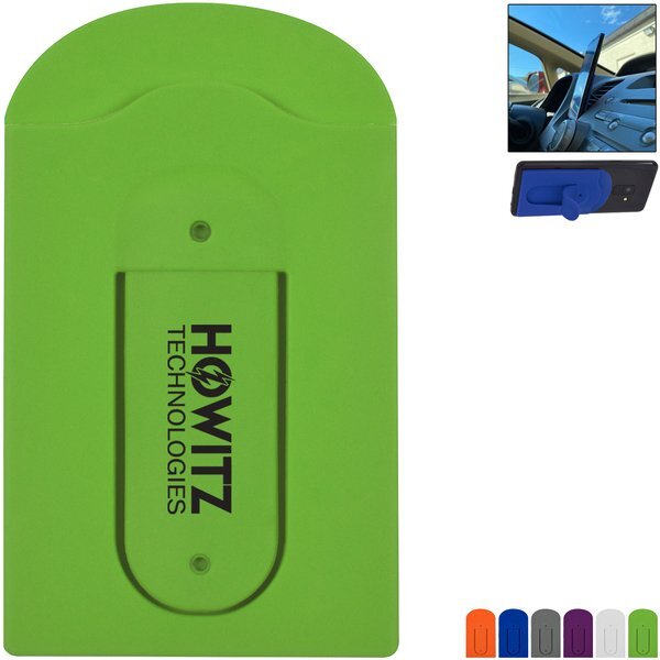 Silicone Vent Phone Wallet w/ Stand