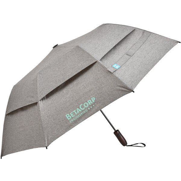Park Avenue Vented Auto Open Folding Umbrella, 46" Arc
