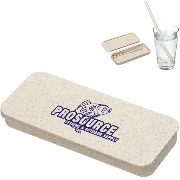 Eco Wheat Straw w/ Case & Cleaning Brush