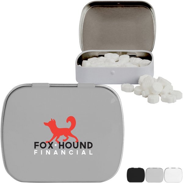 Dollar Sign Shaped Mints in Domed Tin