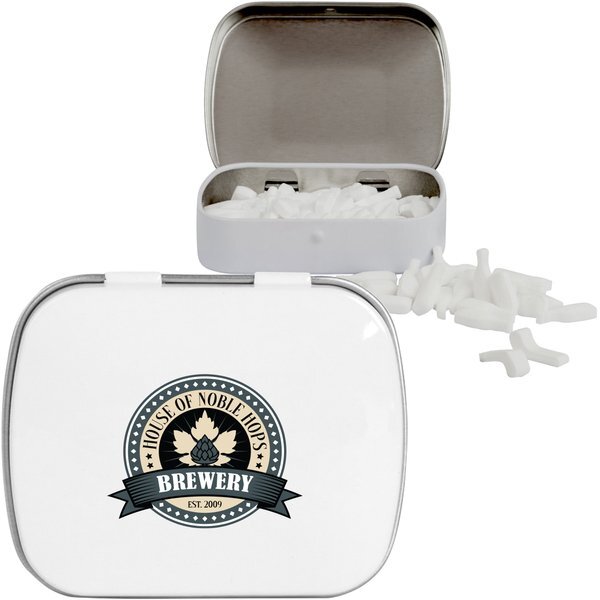 Bottle Shaped Mints in Domed Tin