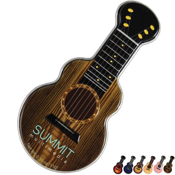Acoustic Guitar Shaped Mint Tin