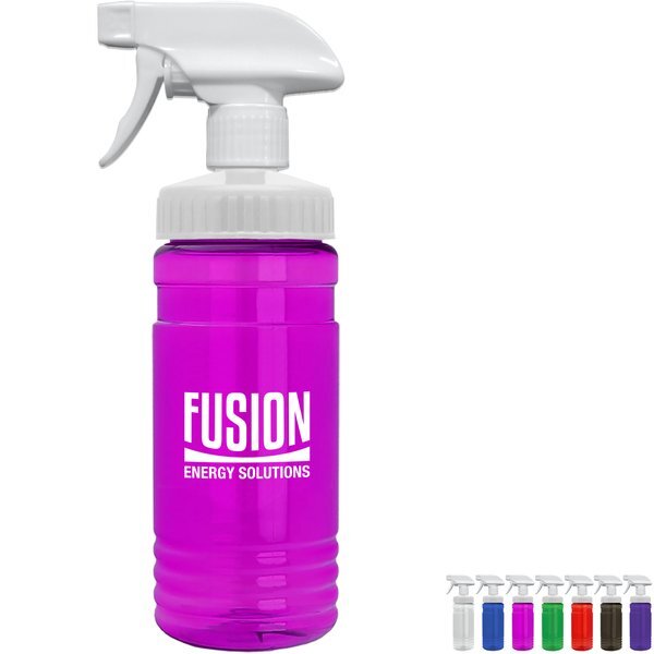 Transparent Spray Bottle w/ Spray Nozzle, 20oz.