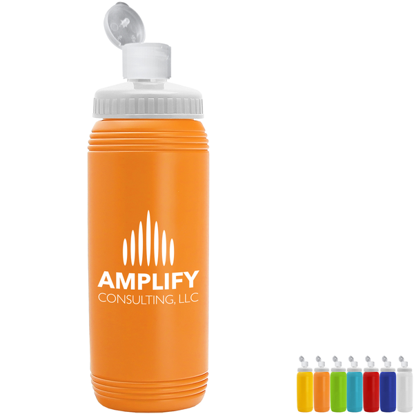 The Pint Flip Top Bottle w/ View Stripe, 16oz.