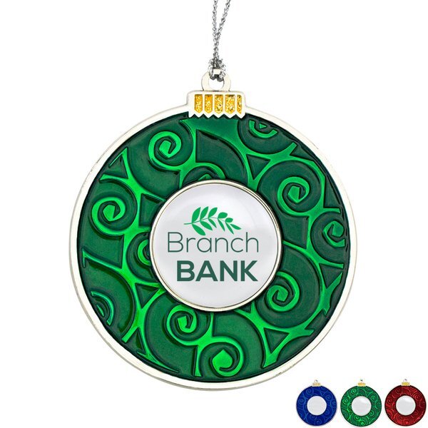 Round Bulb Die Cast Ornament