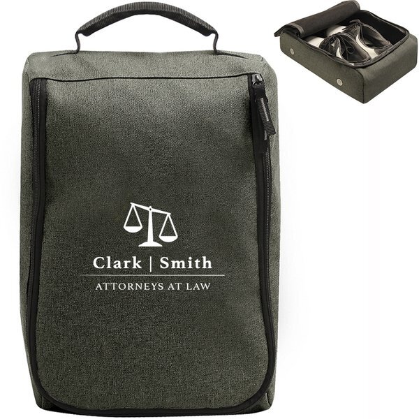 Heathered Polycanvas Golf Shoe Bag