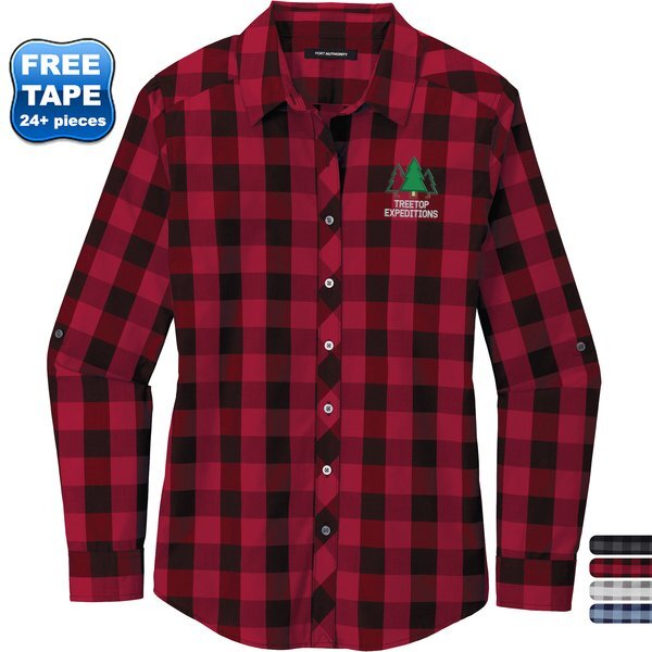 Port Authority® Everyday Plaid Ladies' Shirt