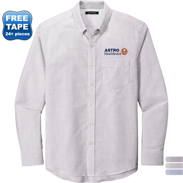 Port Authority® SuperPro™ Oxford Stripe Men's Shirt